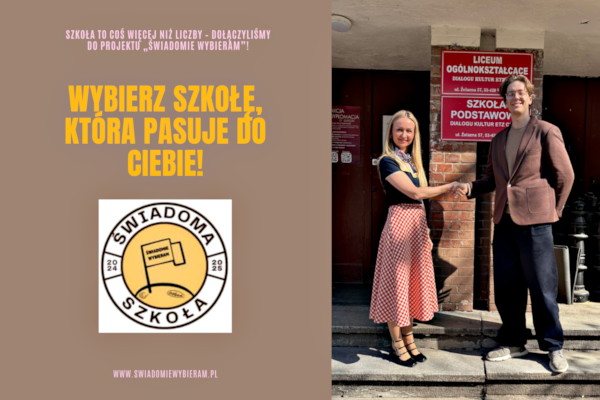 Wybierz szkołę, która pasuje do Ciebie